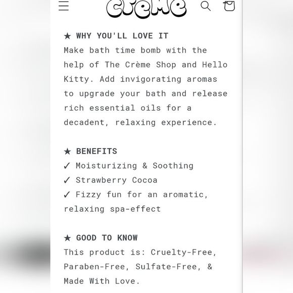 The Creme Shop X Hello Kitty Hello Fizzy! Aromatherapy Bath Bombs - Picture 6 of 6